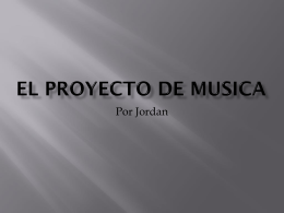 El proyecto de musica
