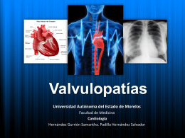 Valvulopatías - medicinagpoc