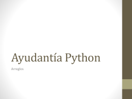 Ayudantía Python