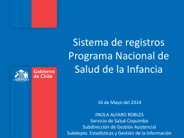 Registros Programa I.. - Servicio de Salud Coquimbo