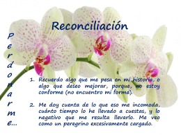 Reconciliación. (Presentación).