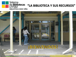 Diapositiva 1 - biblioteca Sede Viña del Mar