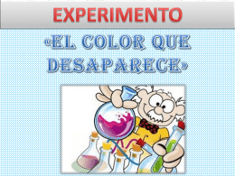experimento – el color que desaparece