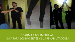 rehabilitación del trauma raquimedular