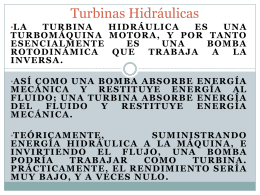 turbinas e hidroelectricas en Mexico
