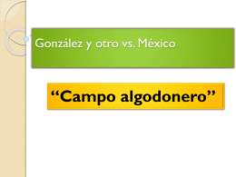 Gonzalez y otro vs. México