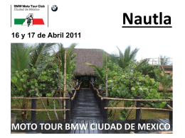 Diapositiva 1 - Moto Tour BMW Ciudad de México AC