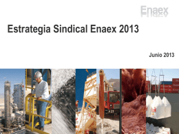 Estrategia Sindical Enaex 2013