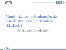 1.0 Presentacion - Introduccion a MEERU