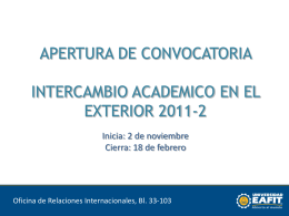 2011-2_ppt_convocatoria_intercambio_en_el_exterior