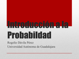 probabilidad - Página oficial del Doctor Rogelio Davila Pérez