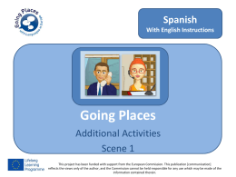 Activity 1.4 - Going Places with Languages