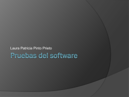 Pruebas del software parte 1 laura Pinto