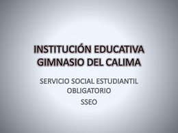 INSTITUCIÓN EDUCATIVA GIMNASIO DEL CALIMA