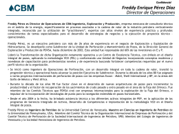 CV Freddy Pérez