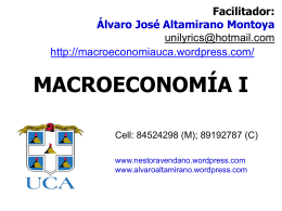 Presentación de PowerPoint - Macroeconomía I