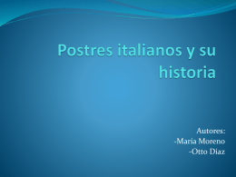 Postre italianos y su historia - Culturaitaliana2012-1