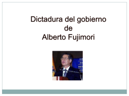 Emerson y Nuria - Gobierno de Fujimori - Sociales-TIC