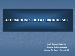 Fibrinolisis y CID
