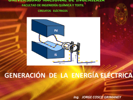 generación eléctrica - Ing. Jorge Cosco Grimaney