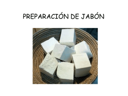 PREPARACIÓN DE JABÓN