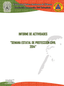 semana estatal de protección civil 2014