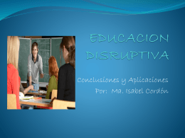 Educacion Disruptiva Ma. Isabel Cordon