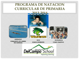 plan curricular de natación 2014-2015.