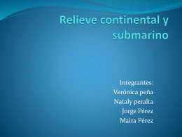 Relieve continental y submarino