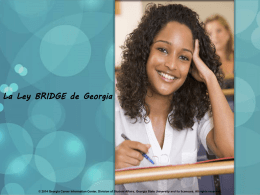 ¿Que es la Ley BRIDGE? - Georgia Career Information Center