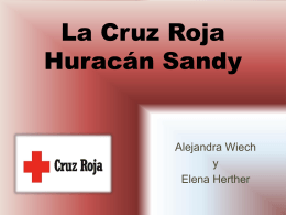 La Cruz Roja Huracán Sandy - Portafolio de Alejandra Wiech
