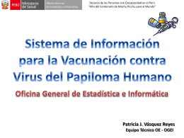 Algunas Consideraciones - Direccion Regional de Salud Tacna