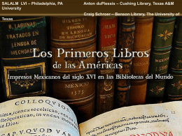 Primeros Libros: A Working Model of Institutional