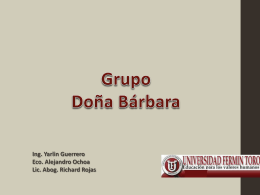Expocualitativa Doña barbara (1)