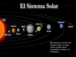 Sistema solar webquest