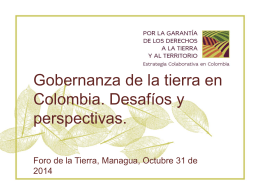 Colombia - International Land Coalition