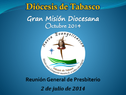 Gran Misión Diocesana (Octubre 2014)
