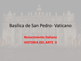 Basílica de San Pedro- Vaticano