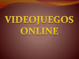 Alberto Calderari - Videojuegos On-line - TICO