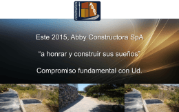 Diapositiva 1 - Los valores de Abby Constructora son
