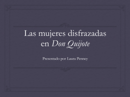 Presentación - SPAN 320: Don Quijote de la Mancha