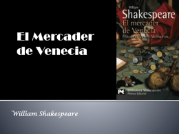El Mercader de Venecia - El lector y el Quijote