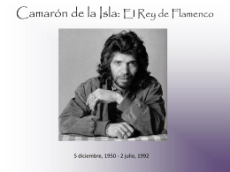 Camarón de la Isla: El Rey de Flamenco