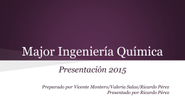 Presentacion Major Quimica 2015