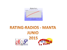 rating-radios - manta junio 2015