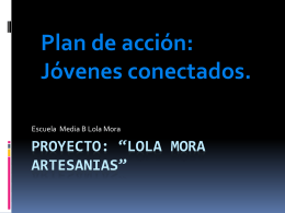 Proyecto: *LOLA MORA ARTESANIAS*