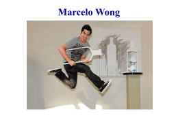 Marcelo Wong Joven escultor que destaca en el medio, siendo