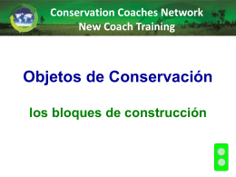 Objetos de Conservación - Conservation Coaches Network