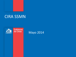 CIRA SSMN Mayo 2014 - Servicio de Salud Metropolitano Norte
