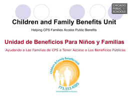 Children and Family Benefits Unit